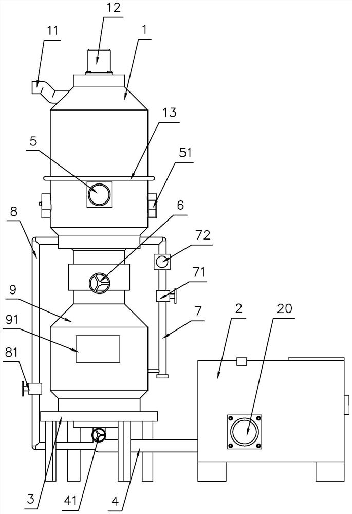 Casting wastewater purification treatment method