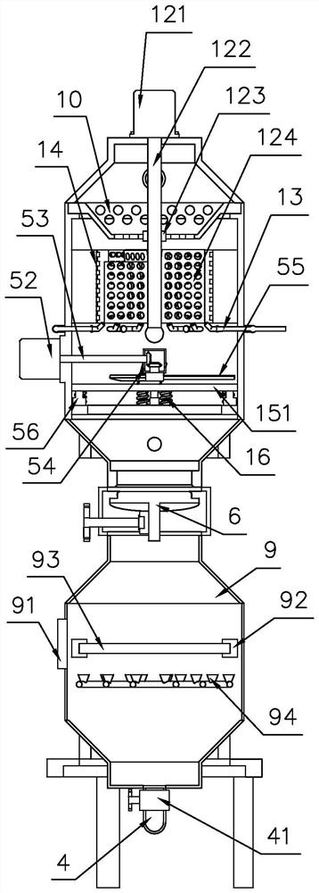 Casting wastewater purification treatment method