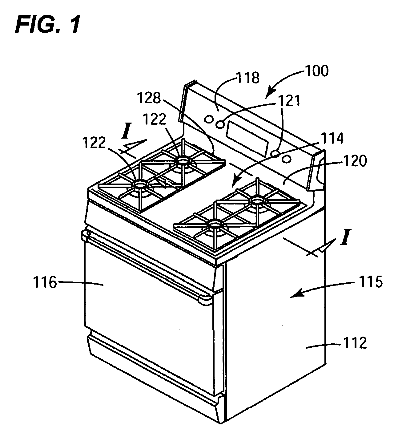 Fan apparency arrangement for an appliance