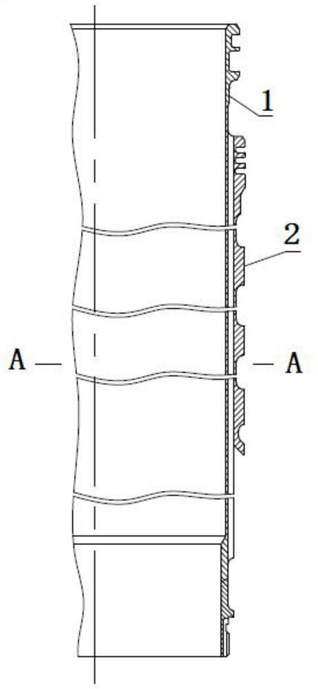 Sleeving and welding method for inner heat insulation cylinder and outer heat insulation cylinder of aero-engine