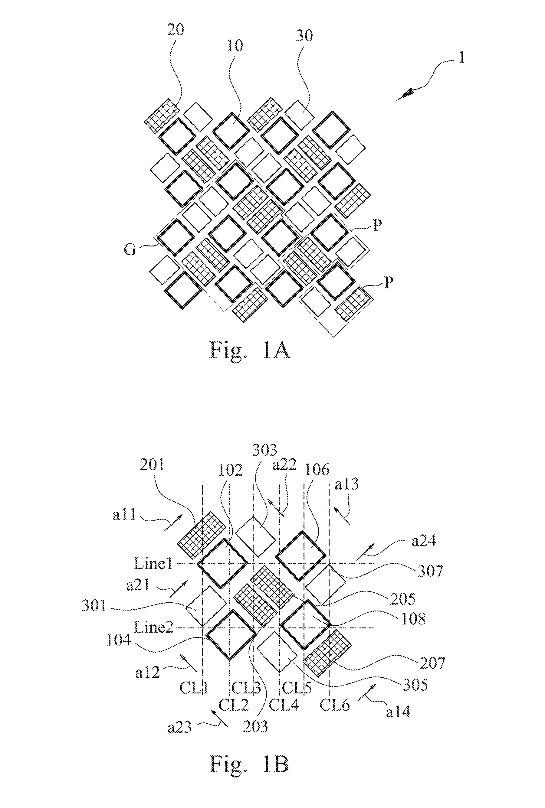 Display panel and pixel array thereof