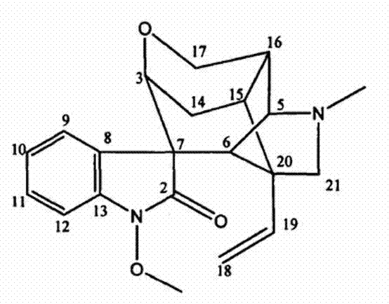 Applications of gelsemine, koumine and 1-methoxyl gelsemine to preparation of medicine for treating anxiety