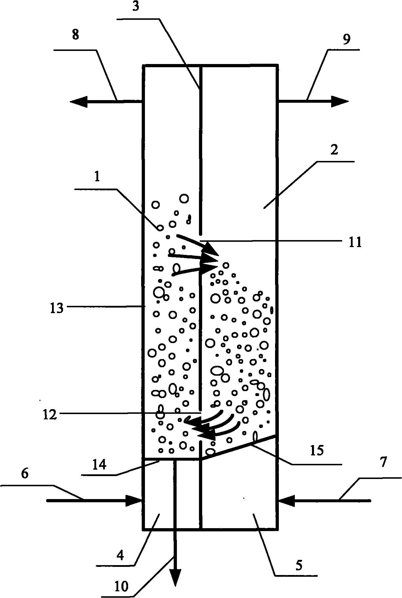 Chemical-looping combustion system of parallel fluidized bed