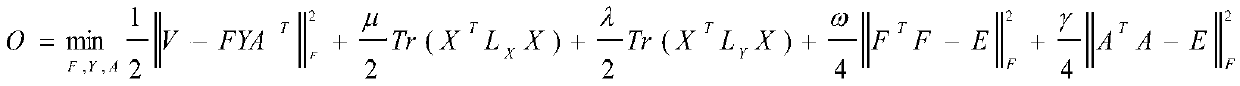 Non-negative matrix factorization clustering method based on dual local learning