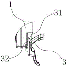 Hidden folding table for automobile