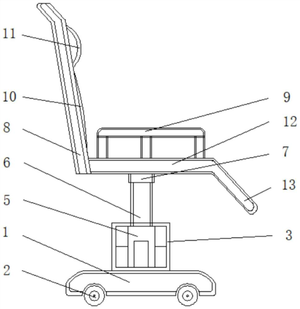 Limb fixing device used for pediatric emergency treatment