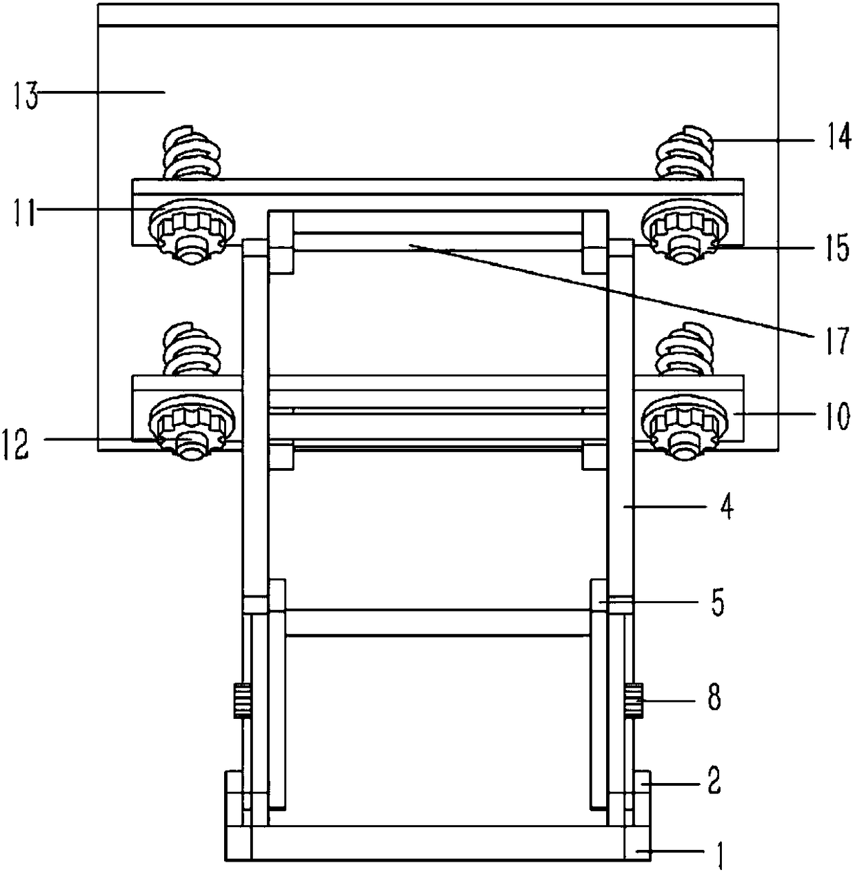 An angle-adjustable solar panel mounting bracket