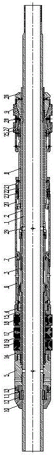 Recyclable type hydraulic packer