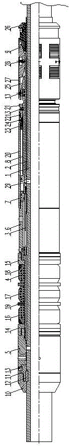 Recyclable type hydraulic packer