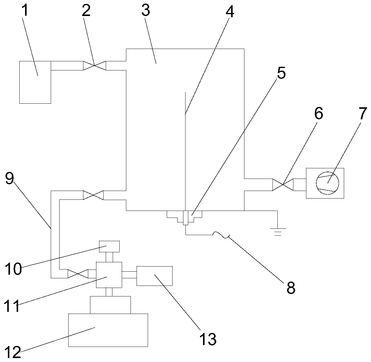 Plasma cleaning and polishing device for ultra-high vacuum chamber