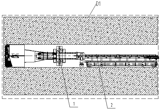 Remote control advance tunneling TBM and construction method thereof