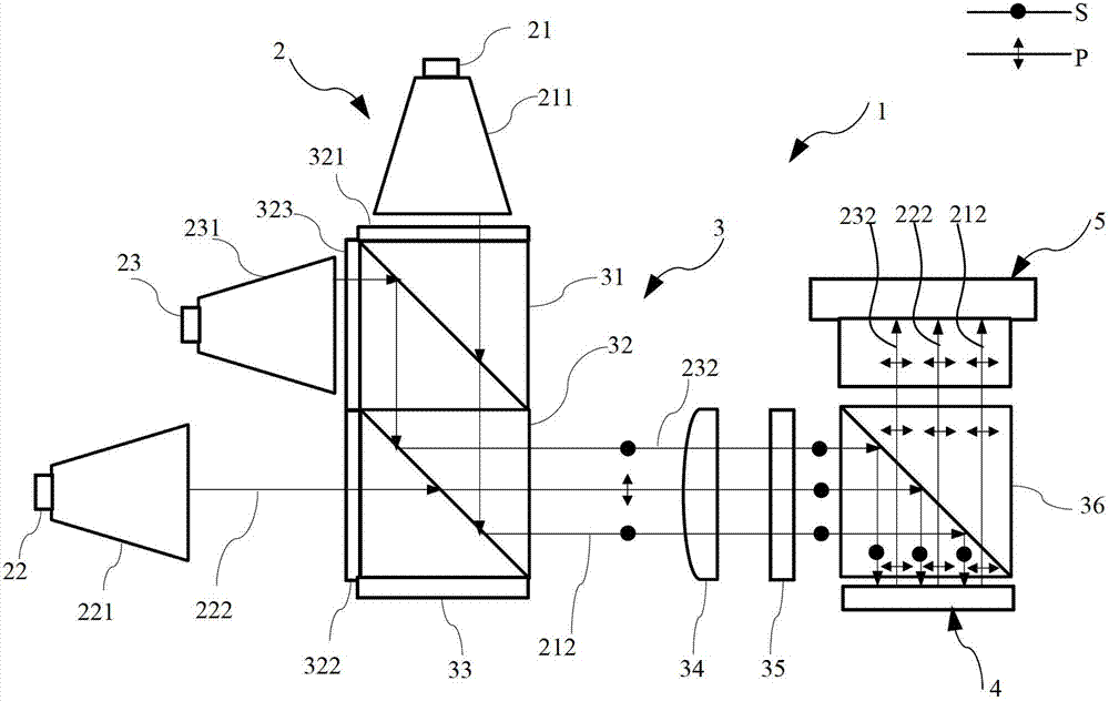 Light engine system for reflective liquid crystal projection display