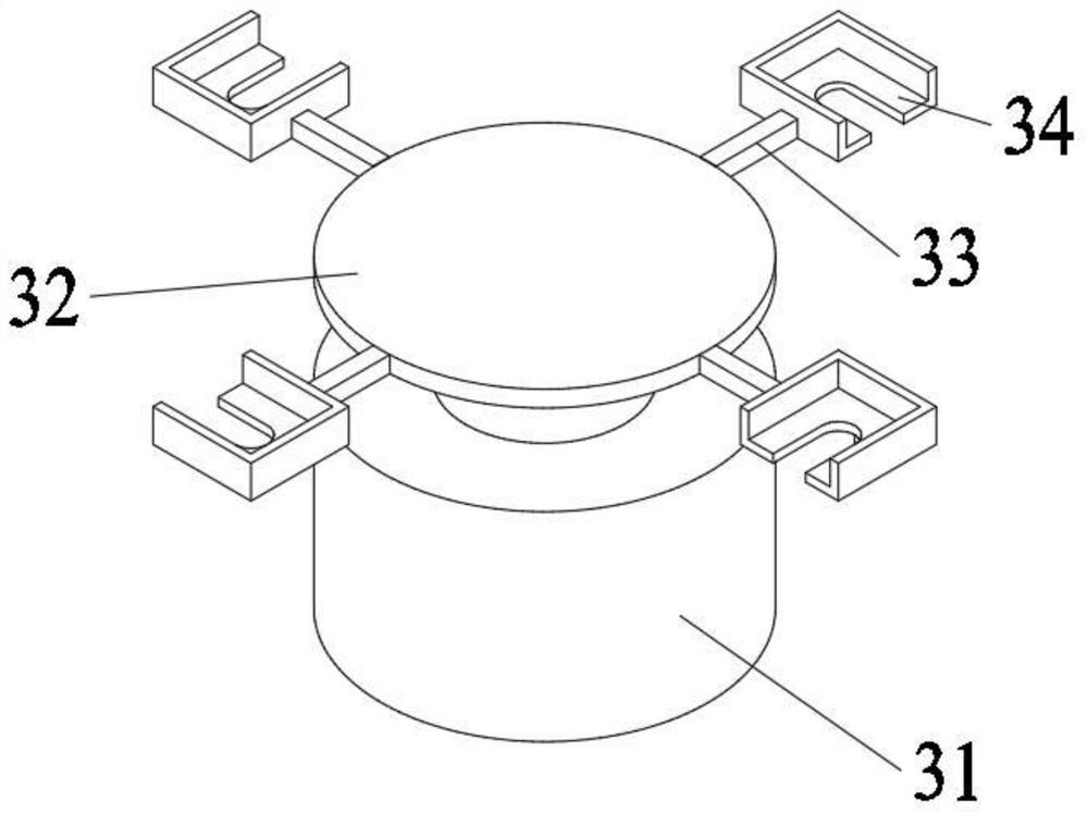 Glue material supply component for puncture-proof tire production and gluing device for puncture-proof tire production