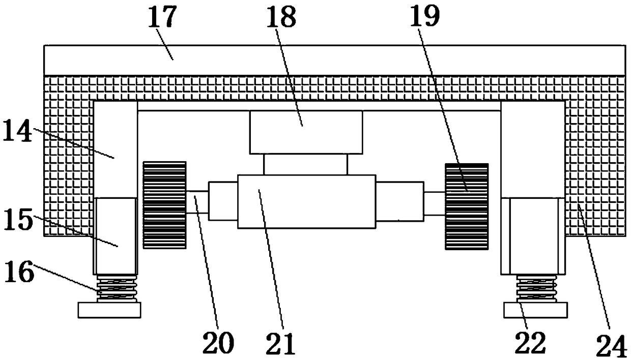 Platform-based high-grade automobile charging device capable of moving at any time