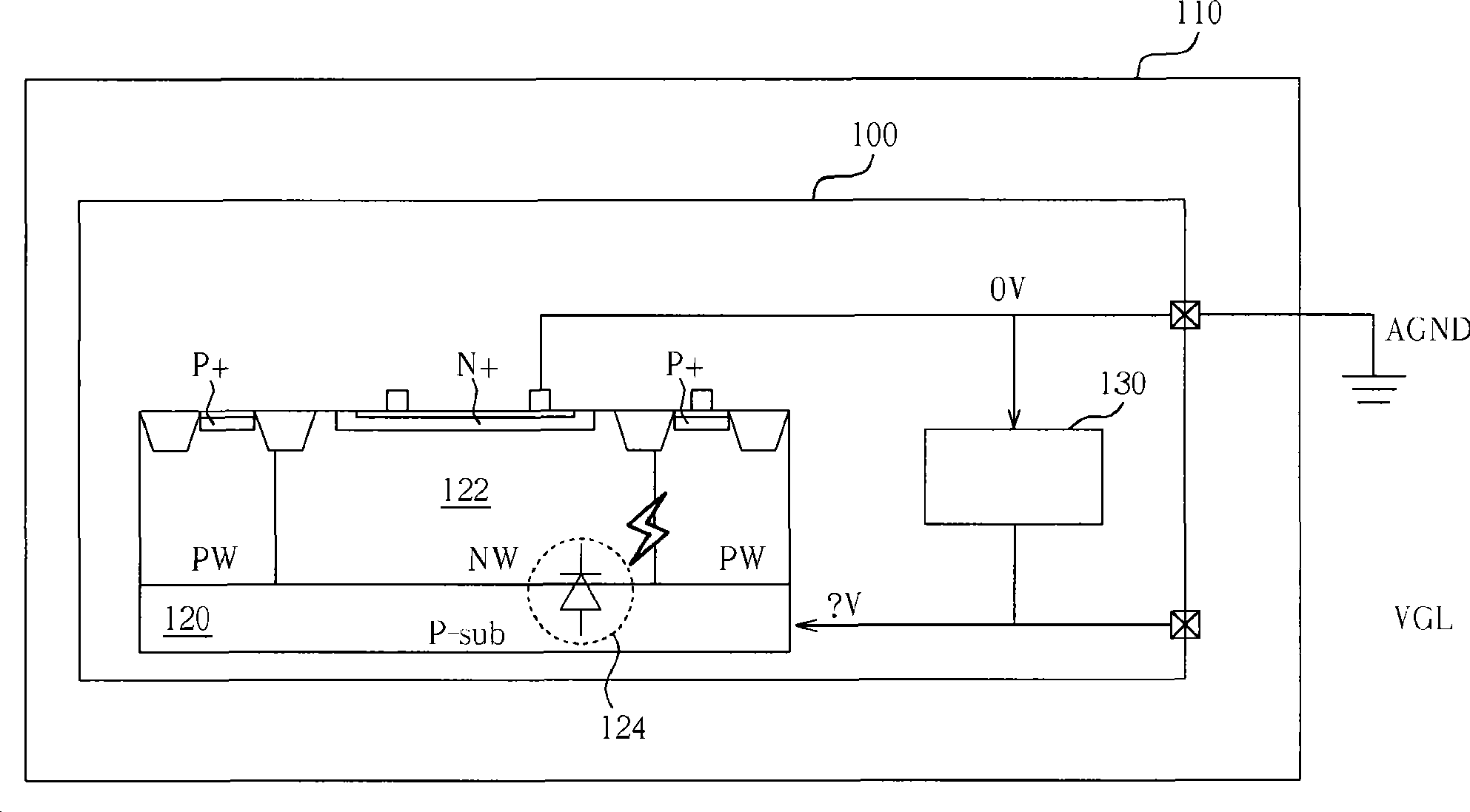 Voltage level clamping circuit and comparator module