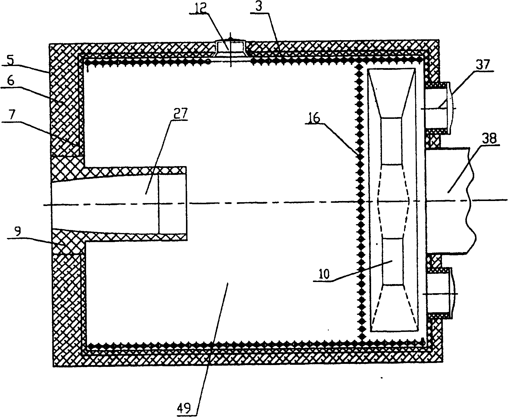 Industrial boiler of multi-fuel burning using ultrafine coal dust as main fuel