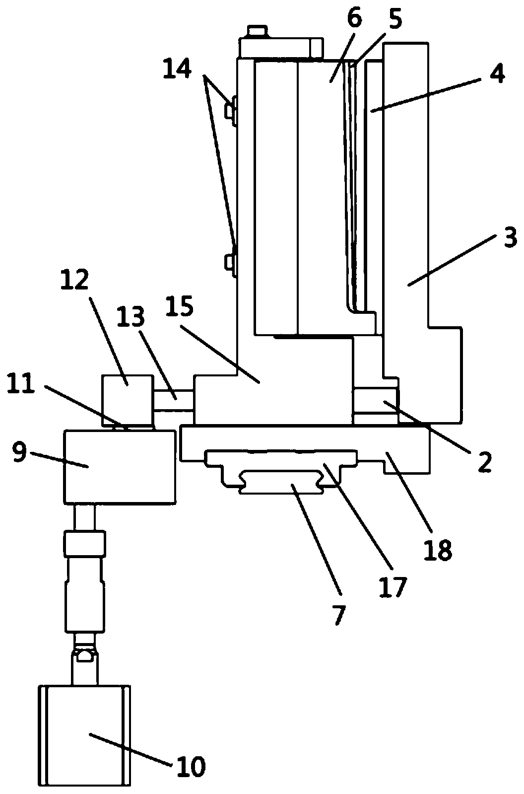 Cutting device of lithium battery pole piece