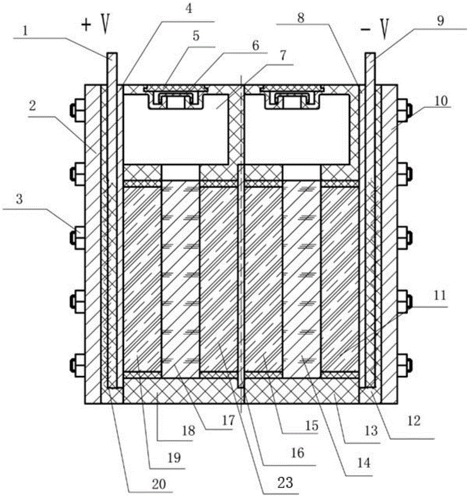 A high-efficiency bipolar lead-acid battery