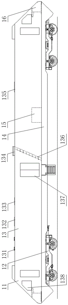 Novel railway multifunctional operating vehicle