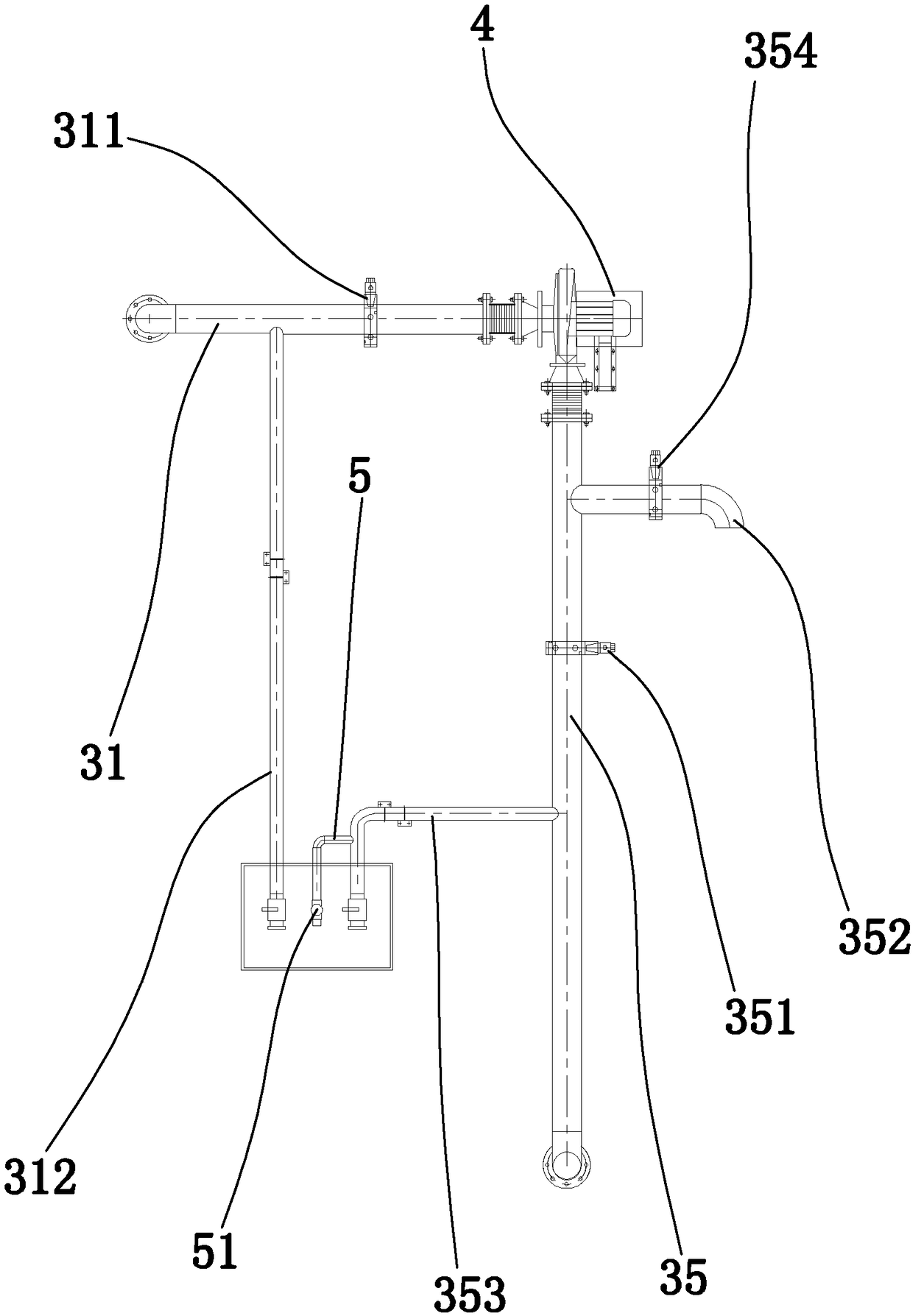 Transverse circulation type granary insect killing system