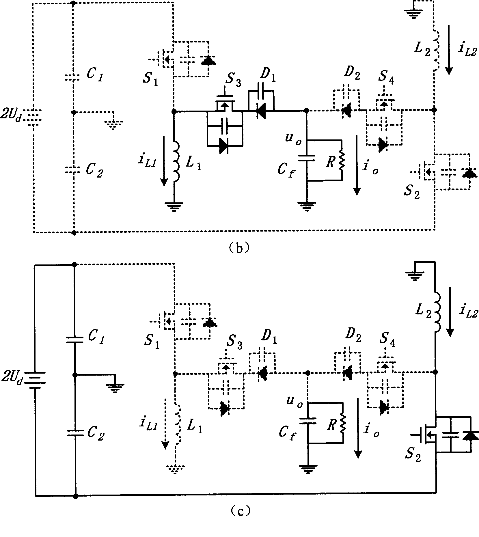 Double step-down inverter