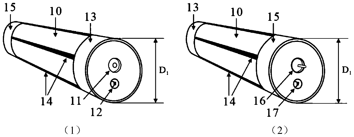 Fiber grating-based soil matric suction quasi-distributed in-situ measurement method and apparatus