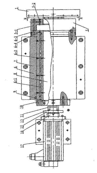 Separating type flexibly driven spindle system for high-precision processing machine tool