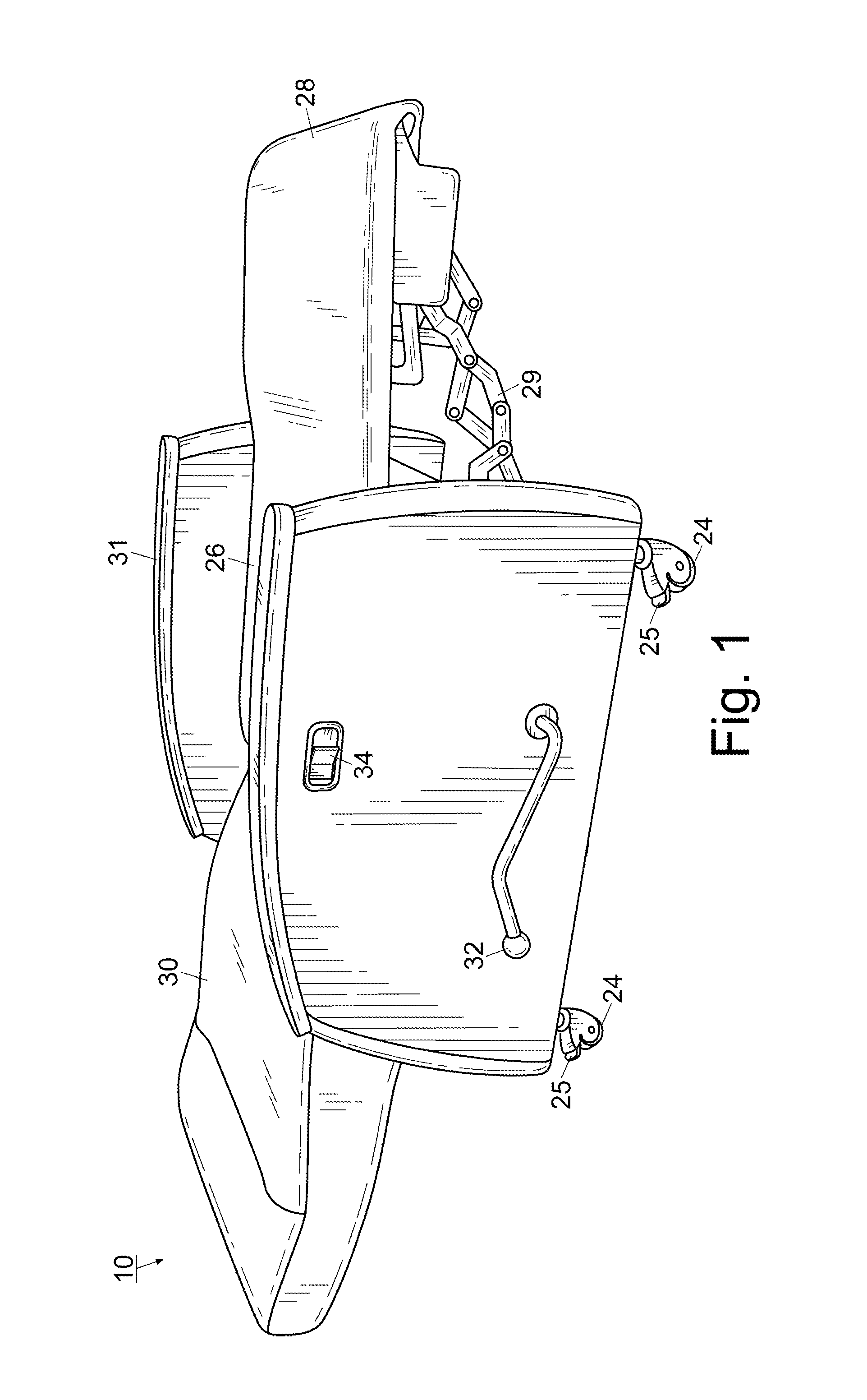 Chair base with scissor lift