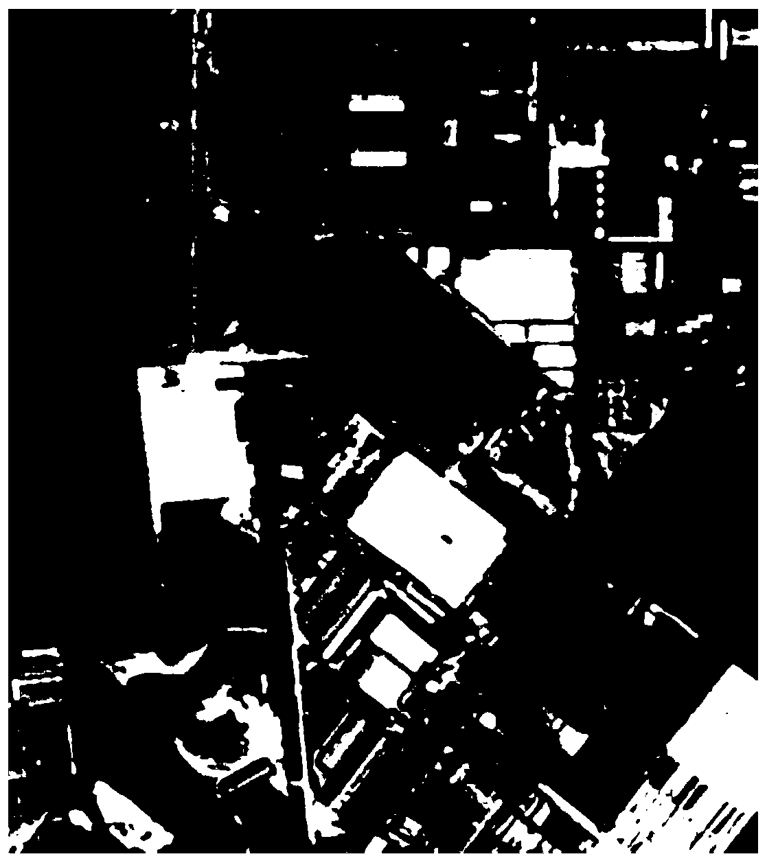 Remote sensing image change detection method based on object-level semi-supervised CV model