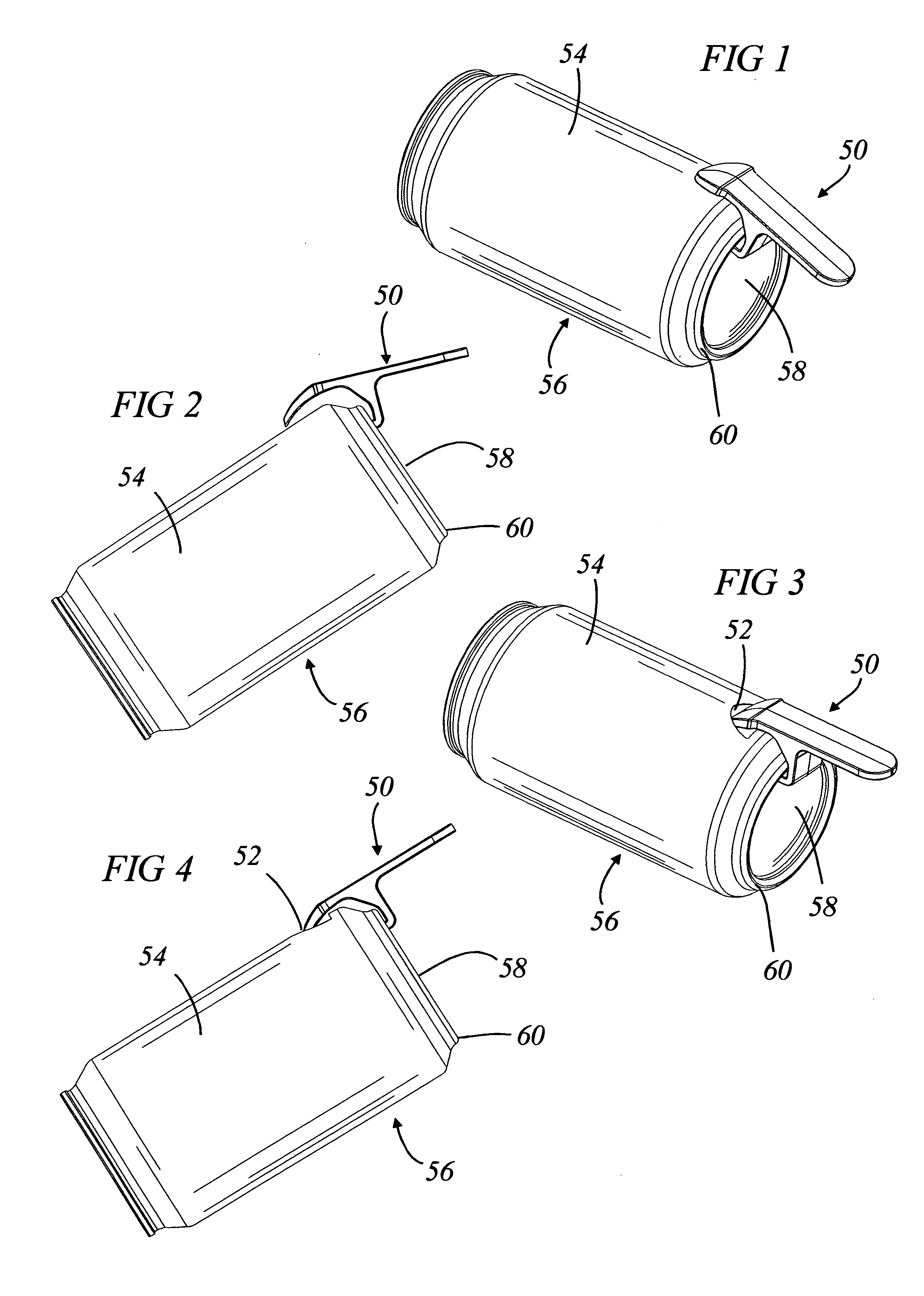 Opener for producing hole in side of pressurized beverage can