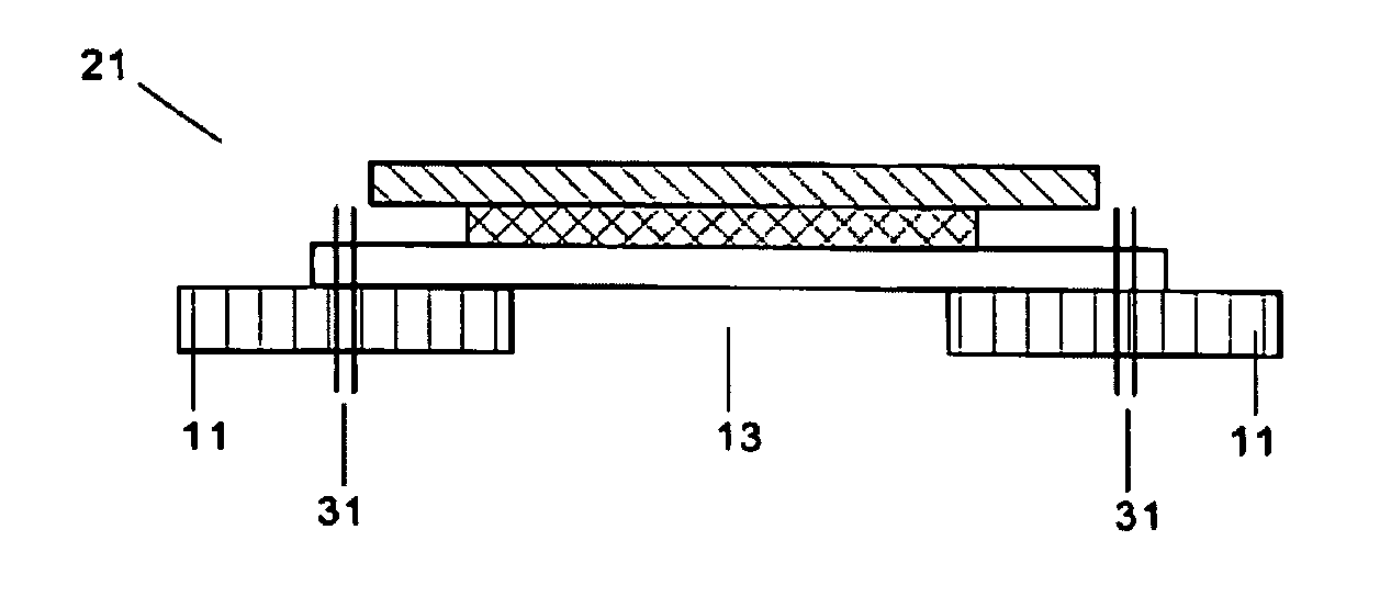 Sealing patch for the ventilation hole of a non-siliconized cushion of an airbag module