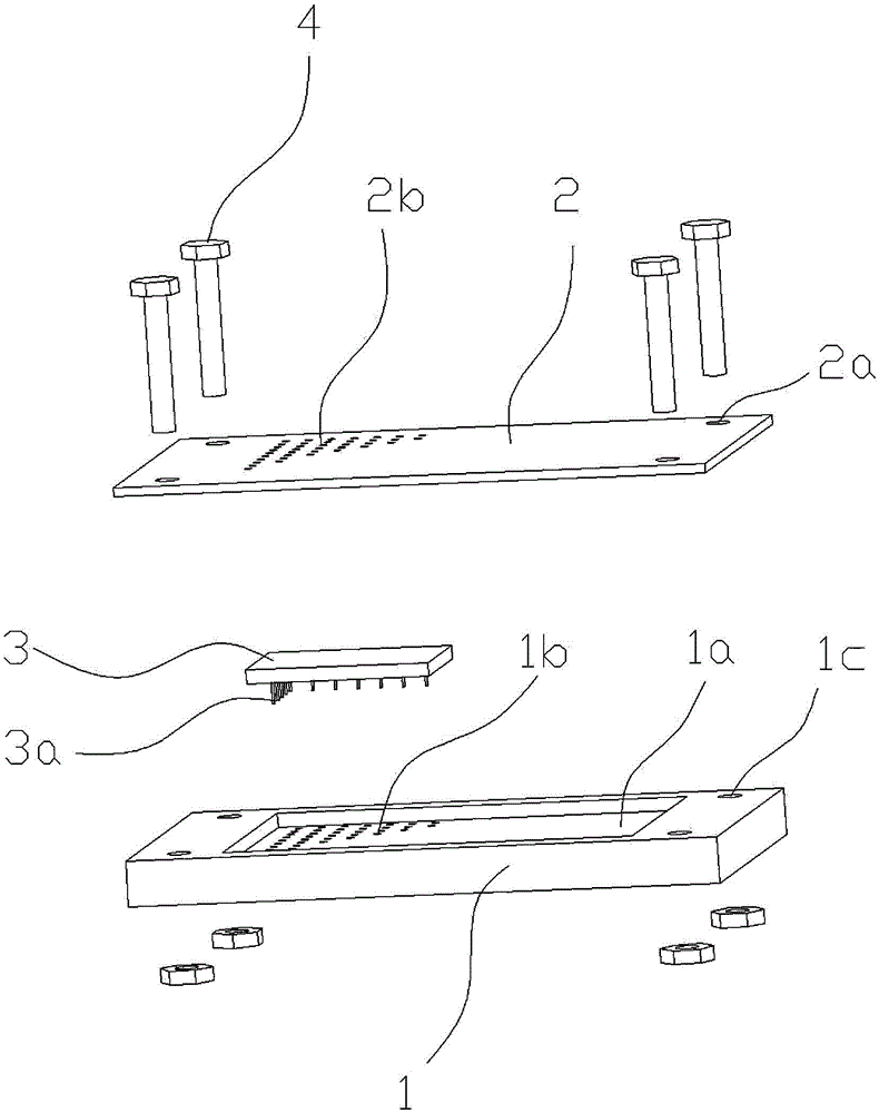 Circuit mechanical shock test fixing device