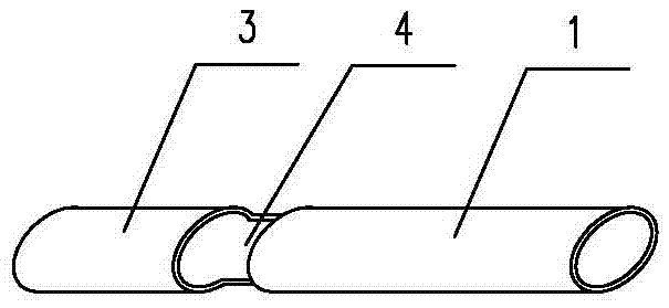 Minimally invasive surgical scissors for amputating tendon tissue