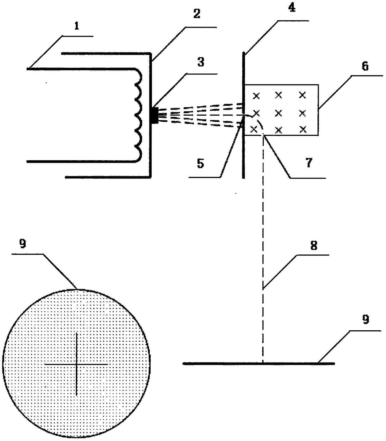 Electron shift type electric field intensity sensor