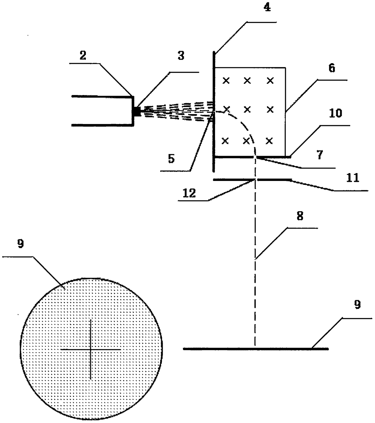 Electron shift type electric field intensity sensor