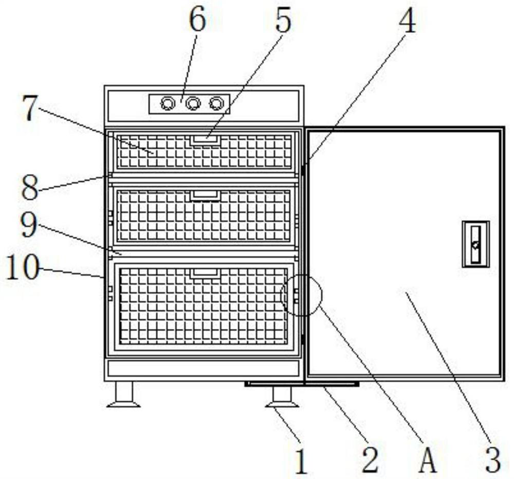 Convenient-to-clean disinfection box for medical devices