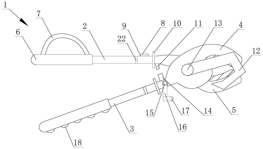 Special insulation wire-breaking shear for live working of medium-low voltage distribution network