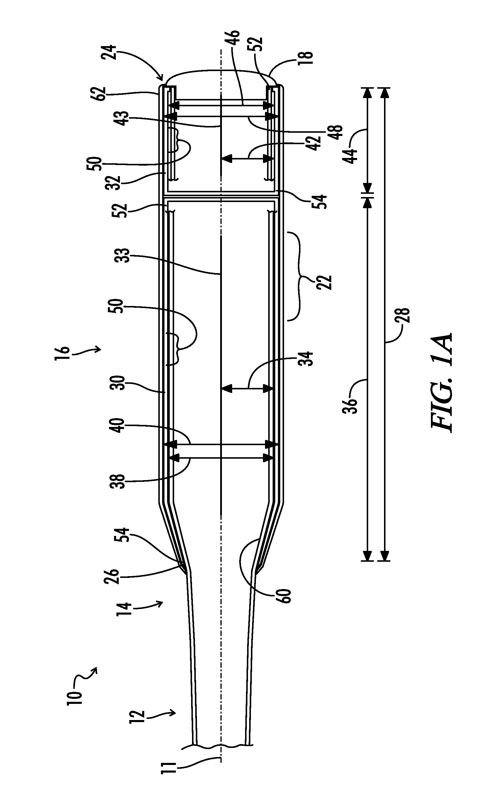 Bat with circumferentially aligned and axially segmented barrel section