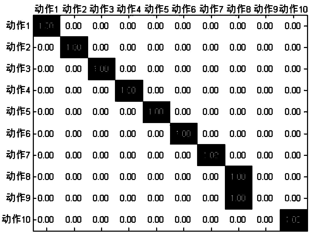 Human body motion video recognition method based on non-negative matrix factorization