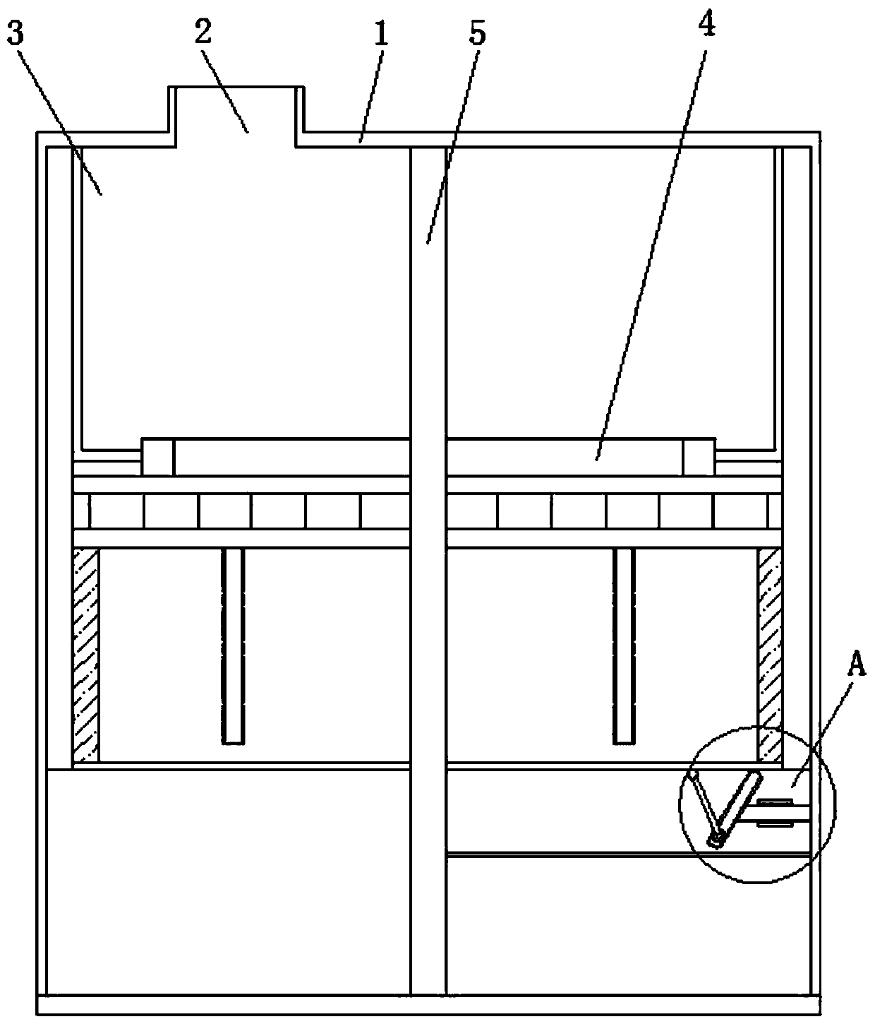 Processing treatment device for medical waste