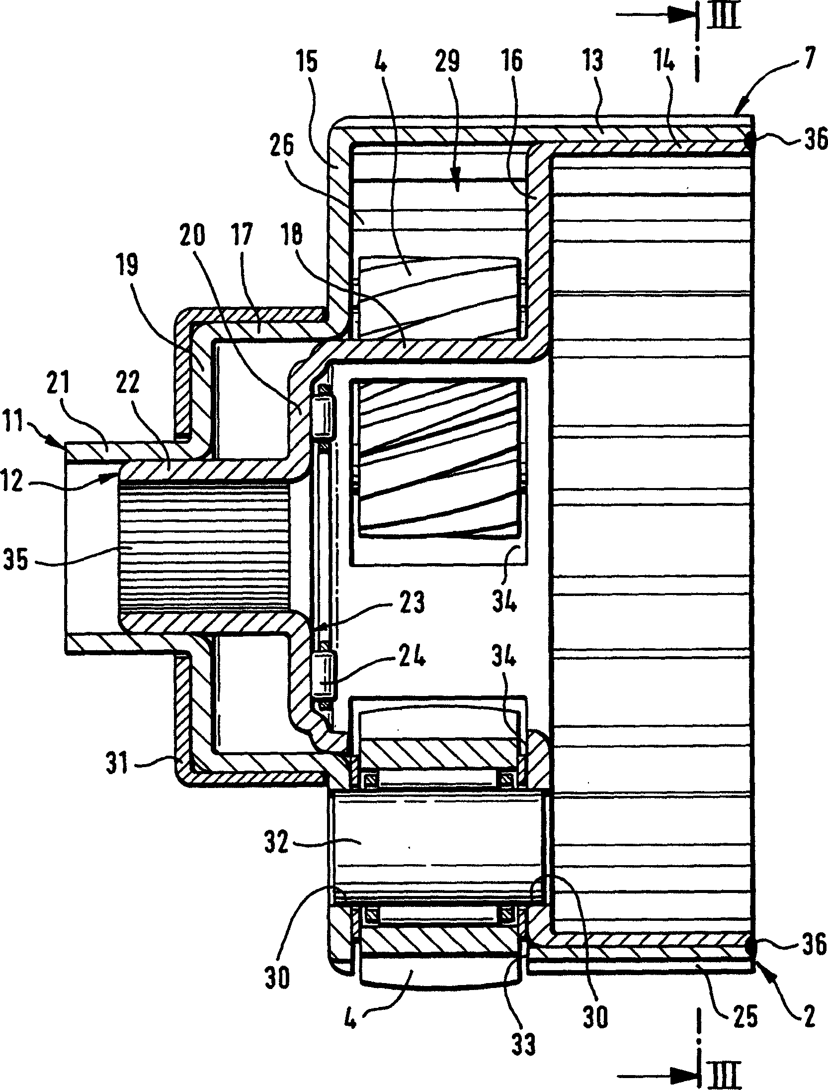 Planet carrier for a gearbox