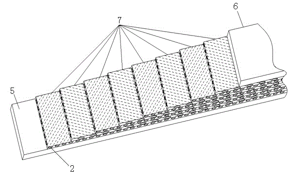 Rubber dam bag and installation technology thereof