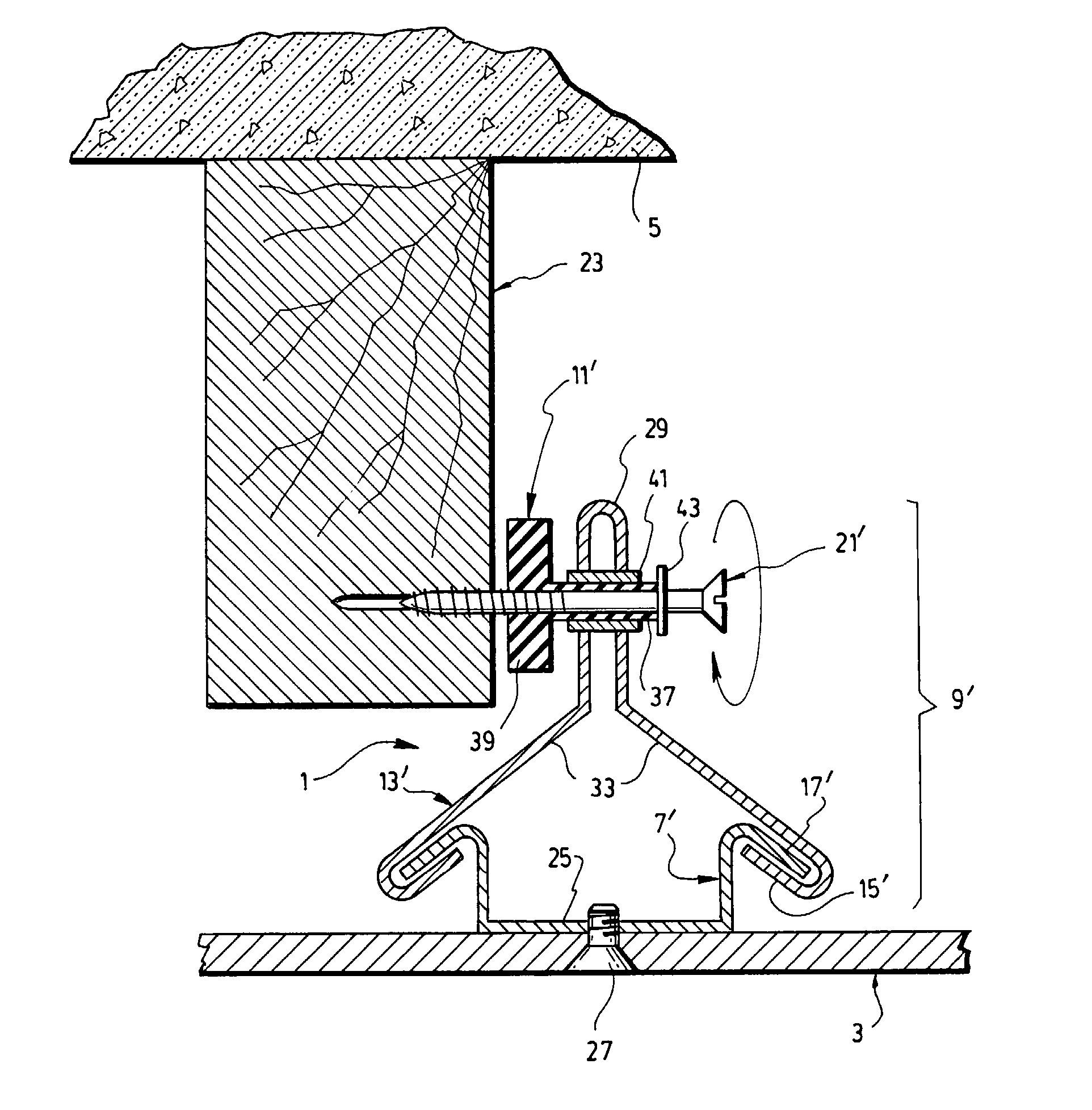 Anti-Vibration Sound Insulator for Suspended Ceiling