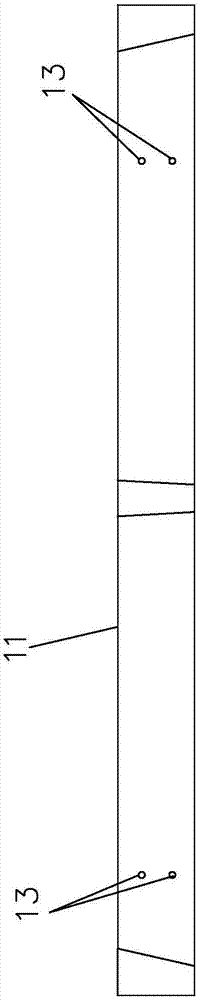 Leak plate molding mold and molding production method thereof