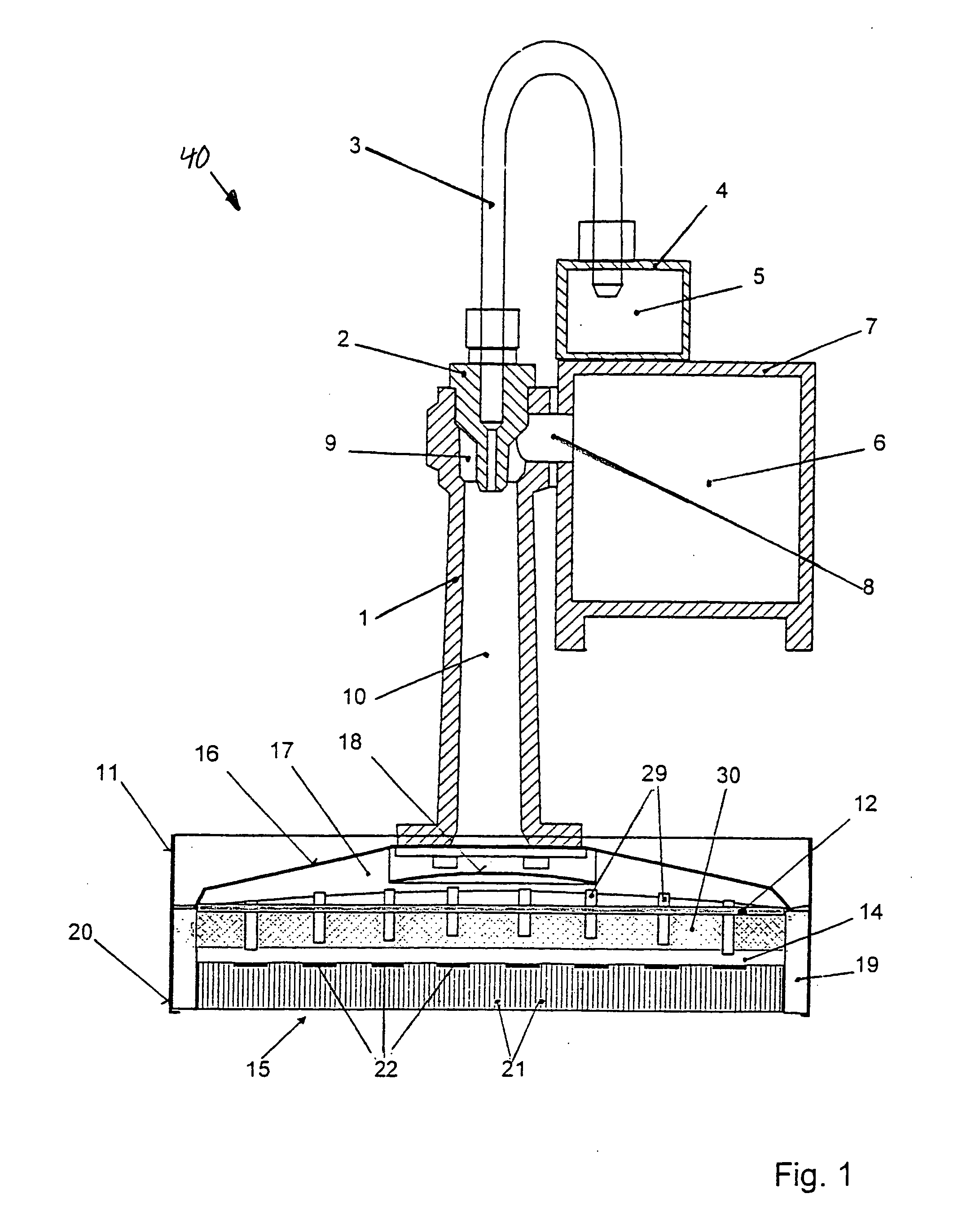 Infrared radiator embodied as a surface radiator