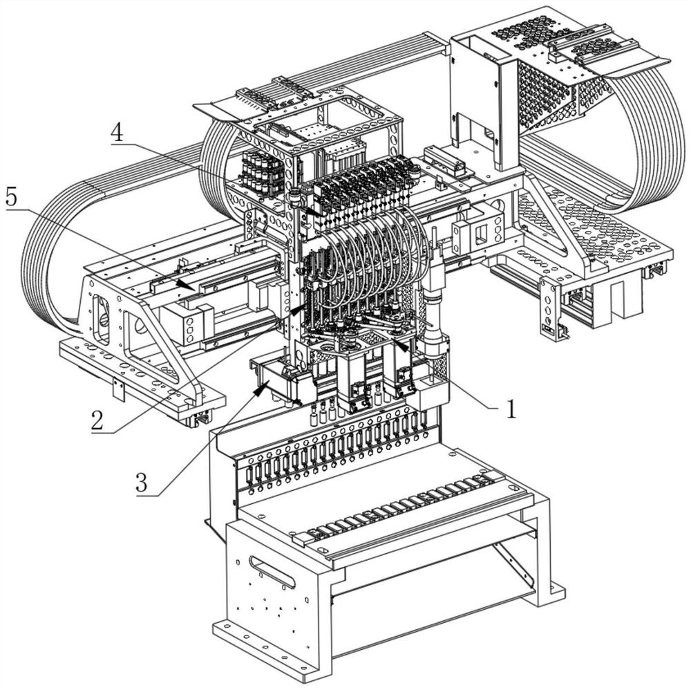 Mounting head assembly, chip mounter and chip mounting method