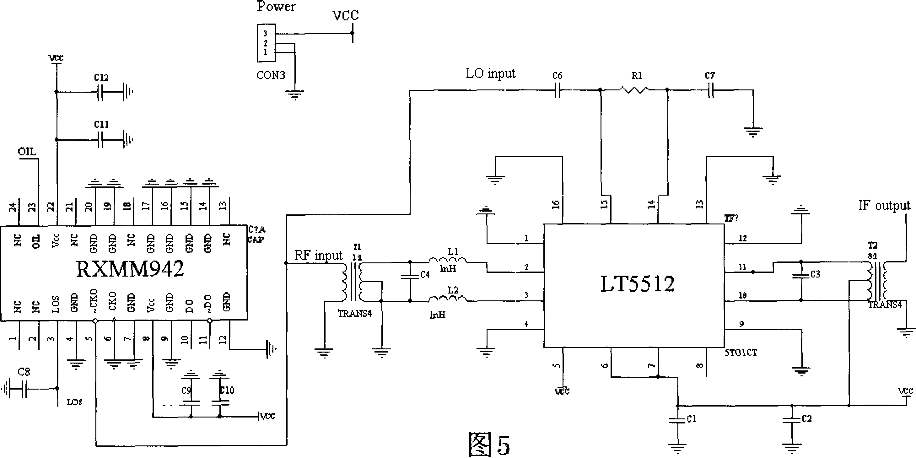 System for extracting envelope signal of net load in optical packet signal, and implementation method