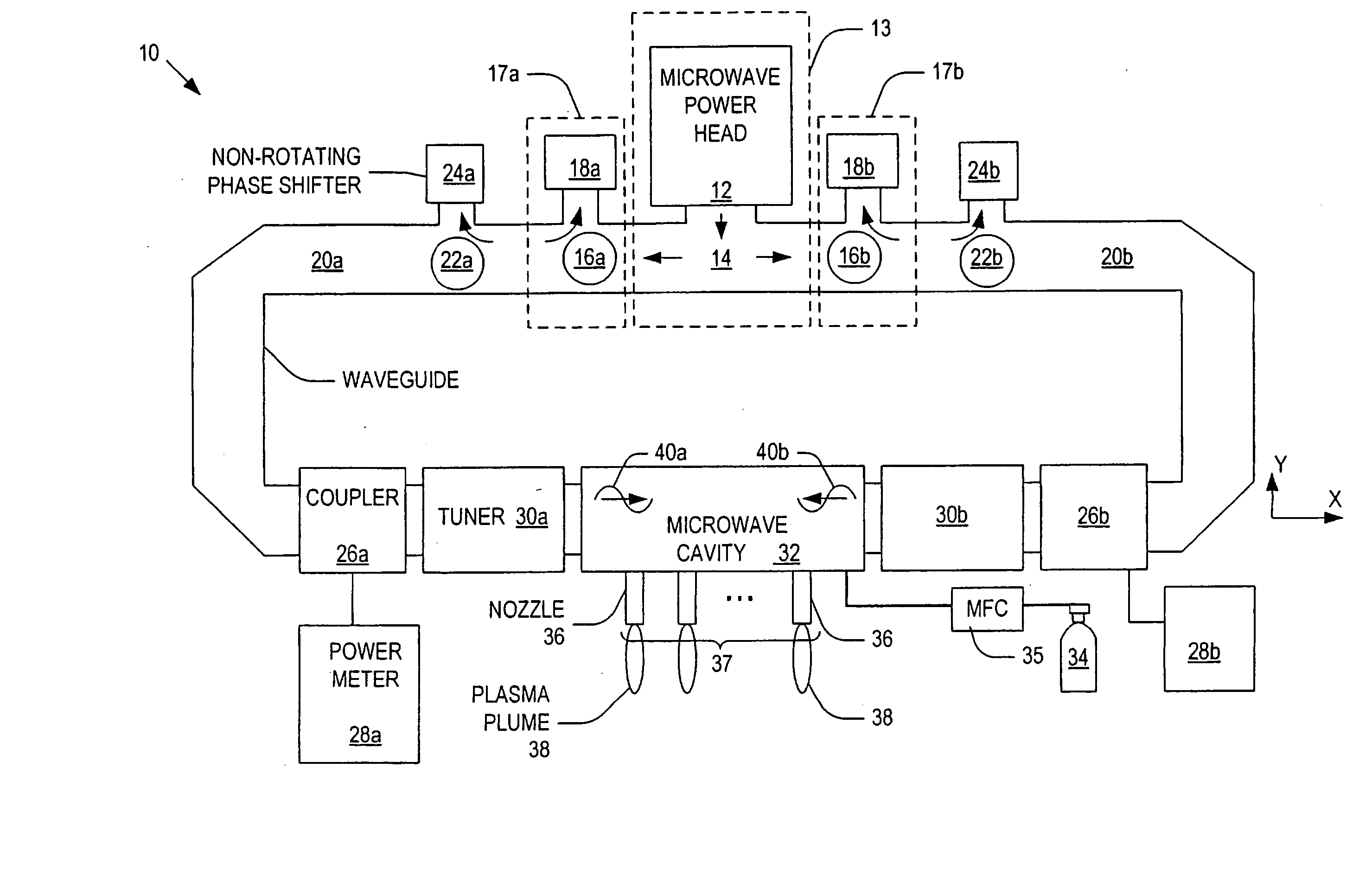 Plasma Nozzle Array for Providing Uniform Scalable Microwave Plasma Generation