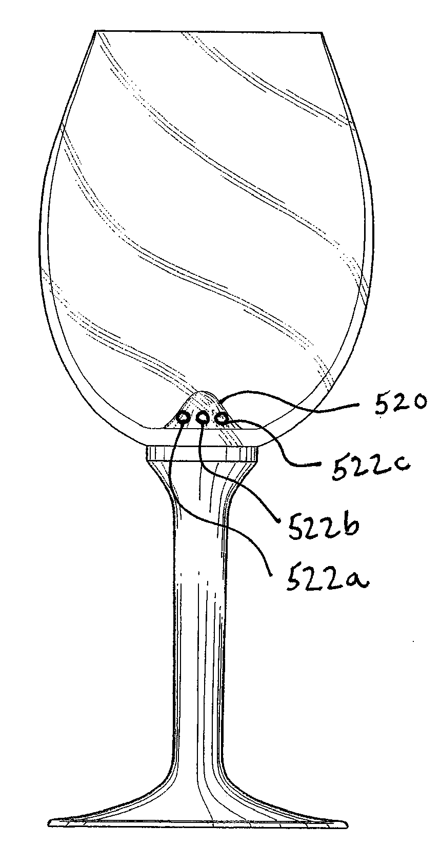 Aeration Wine Glass