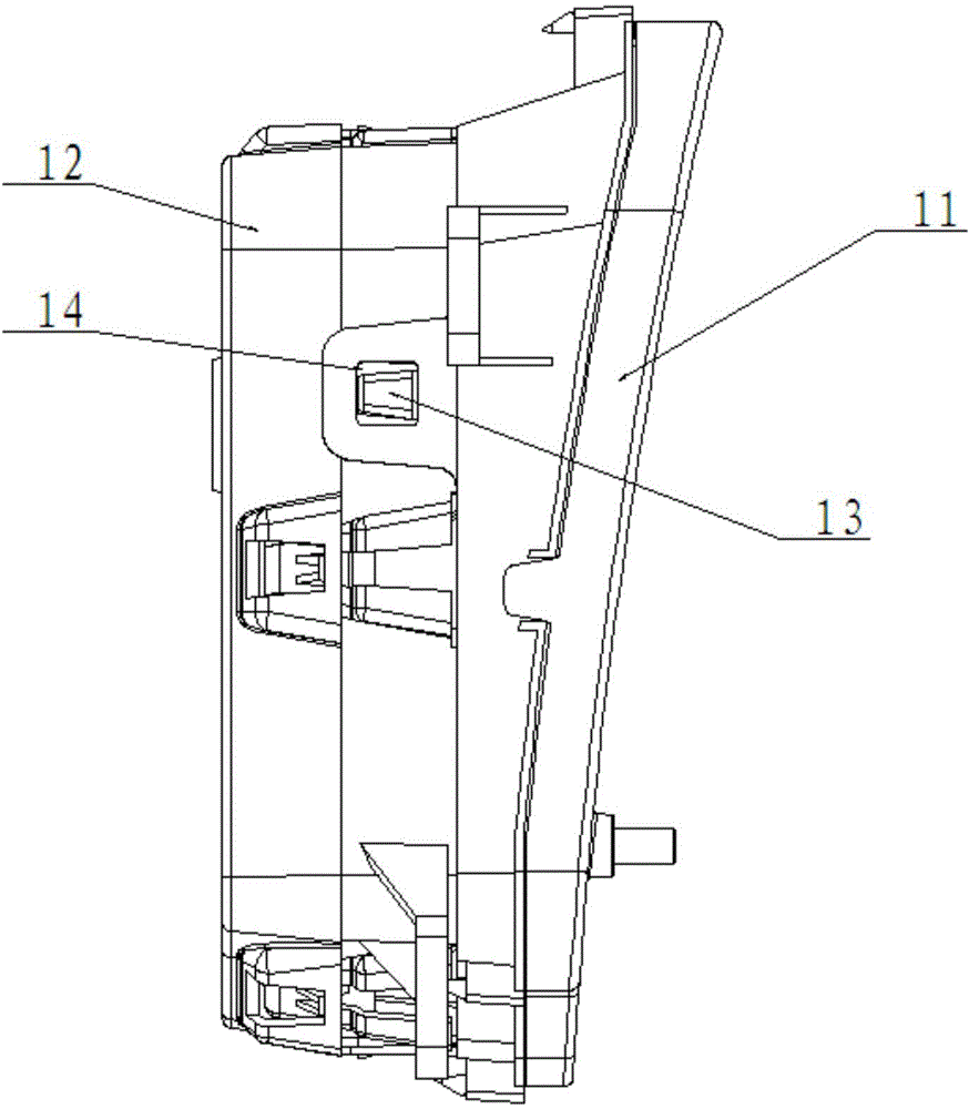 Electric car instrument assembly